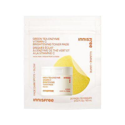 DAILY VITAMIN C KOREAN BRIGHTENING TONER PADS WITH NIACINAMIDE FOR DARK SPOTS (PADS DE T&Oacute;NICO CON VITAMINA C)